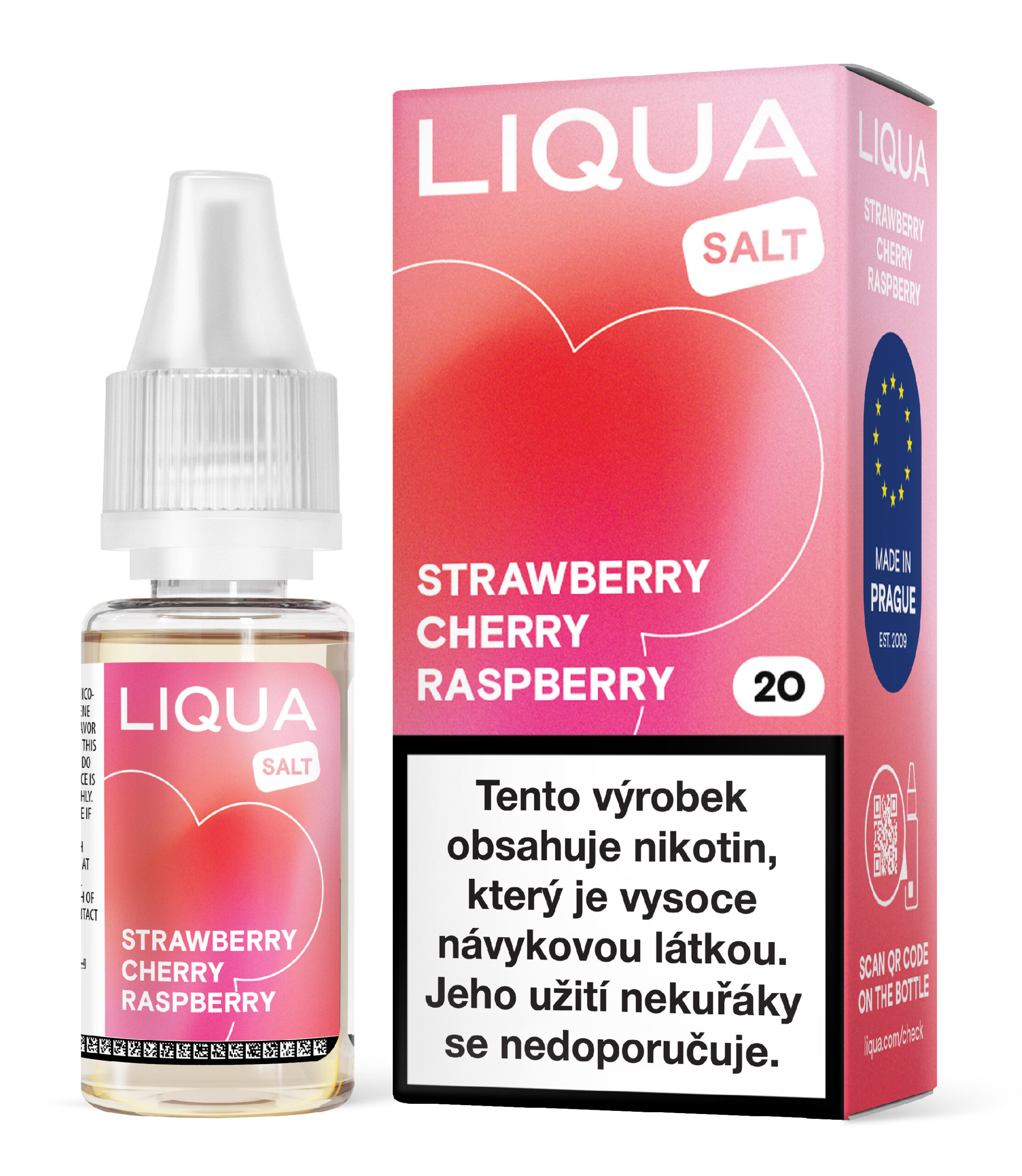 RITCHY Liqua Salt Strawberry Cherry Raspberry 10 ml 10 mg