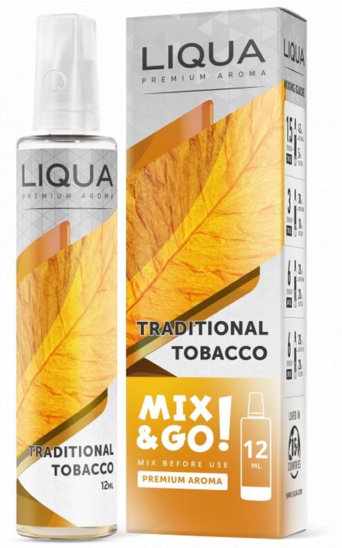 RITCHY Příchuť Liqua Mix&Go 12ml Traditional Tobacco