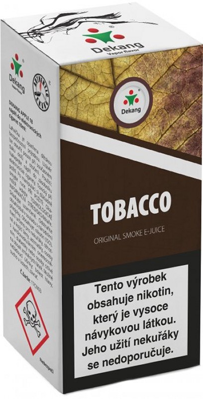 Tabák / Tobacco - E-liquid náplň DEKANG - 10ml - 6 mg