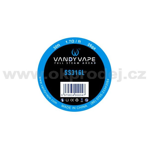 Vandy Vape SS316L - 26GA