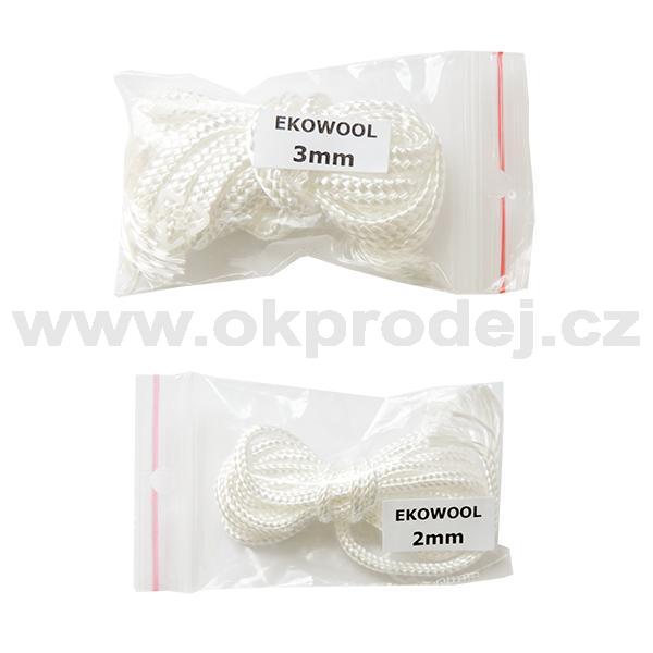Výrobce neuveden Pletený knot silica cord - EKOWOOL - 3mm