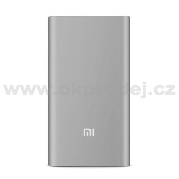 Xiaomi 5000mAh power banka s LiPo baterií - Stříbrná