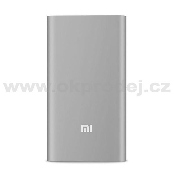 Xiaomi 5000mAh power banka s LiPo baterií - Stříbrná