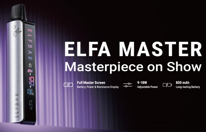 Elf Bar ELFA Master Pod e-cigareta 850mAh Lunar Silver