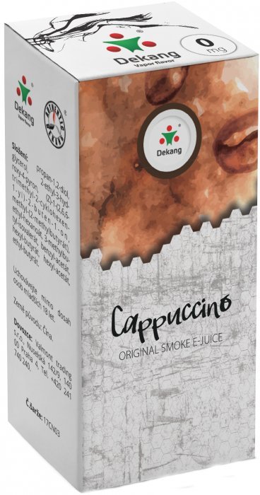 Liquid Dekang Cappuccino 10ml - 0mg (Kapučíno)