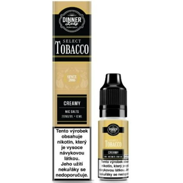 Liquid Dinner Lady BAR SALTS TOBACCO Creamy Tobacco 10ml - 20mg