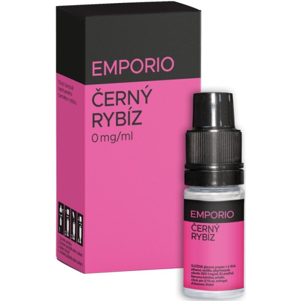 Liquid EMPORIO Černý Rybíz 10ml - 0mg