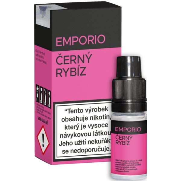 Liquid EMPORIO Černý Rybíz 10ml - 12mg