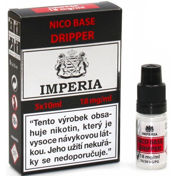 Nikotinová báze IMPERIA Dripper PG30-VG70 5x10ml-18mg