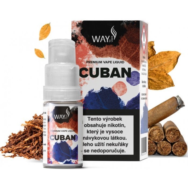 Ostatní Liquid WAY to Vape Cuban 10ml-12mg