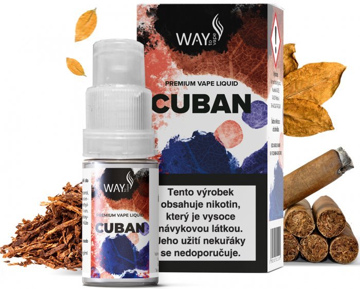 Ostatní Liquid WAY to Vape Cuban 10ml-12mg