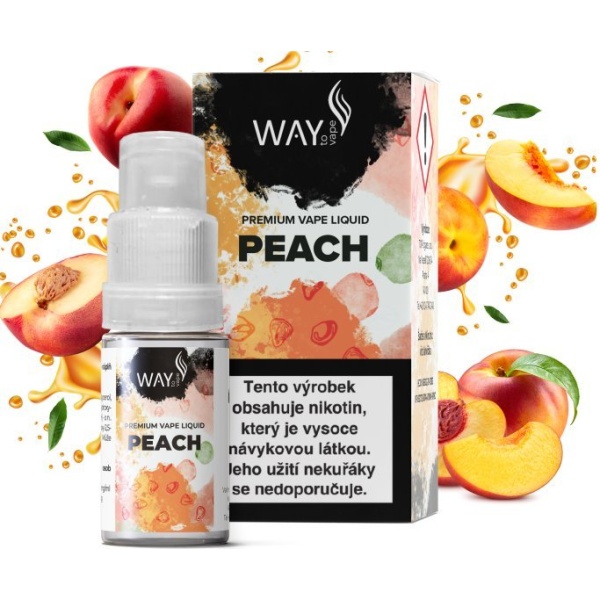 Ostatní Liquid WAY to Vape Peach 10ml-12mg