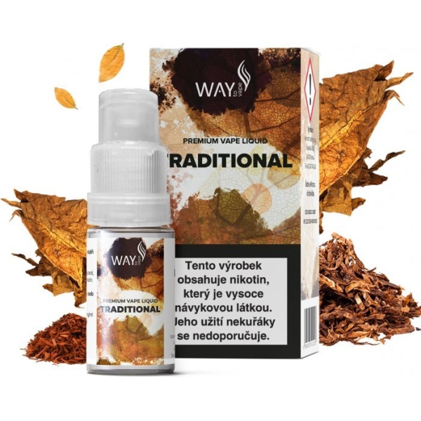 Ostatní Liquid WAY to Vape Traditional 10ml-12mg