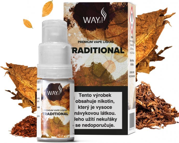 Ostatní Liquid WAY to Vape Traditional 10ml-12mg