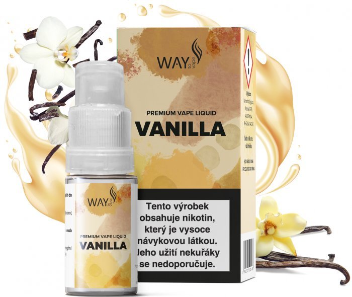 Ostatní Liquid WAY to Vape Vanilla 10ml-12mg