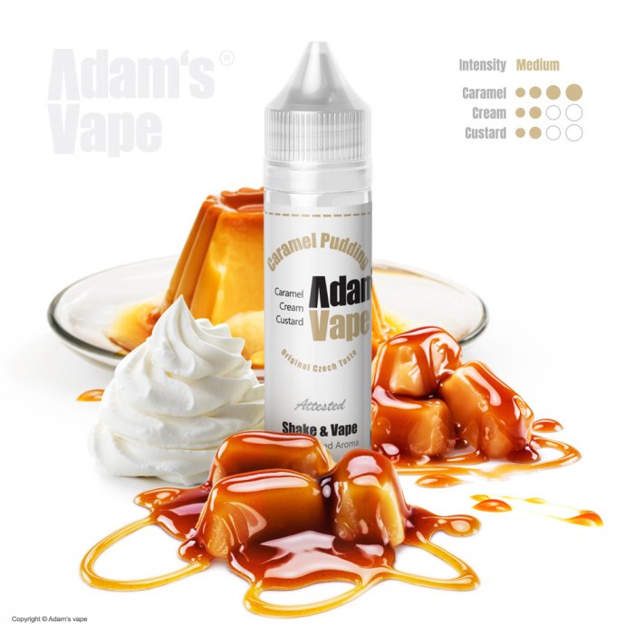 Příchuť Adam´s Vape Shake and Vape 10ml Caramel Pudding