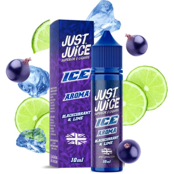 Příchuť Just Juice S&V 10ml ICE Blackcurrant & Lime