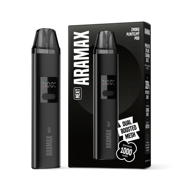 Aramax NEXT e-cigareta 1000mAh Black