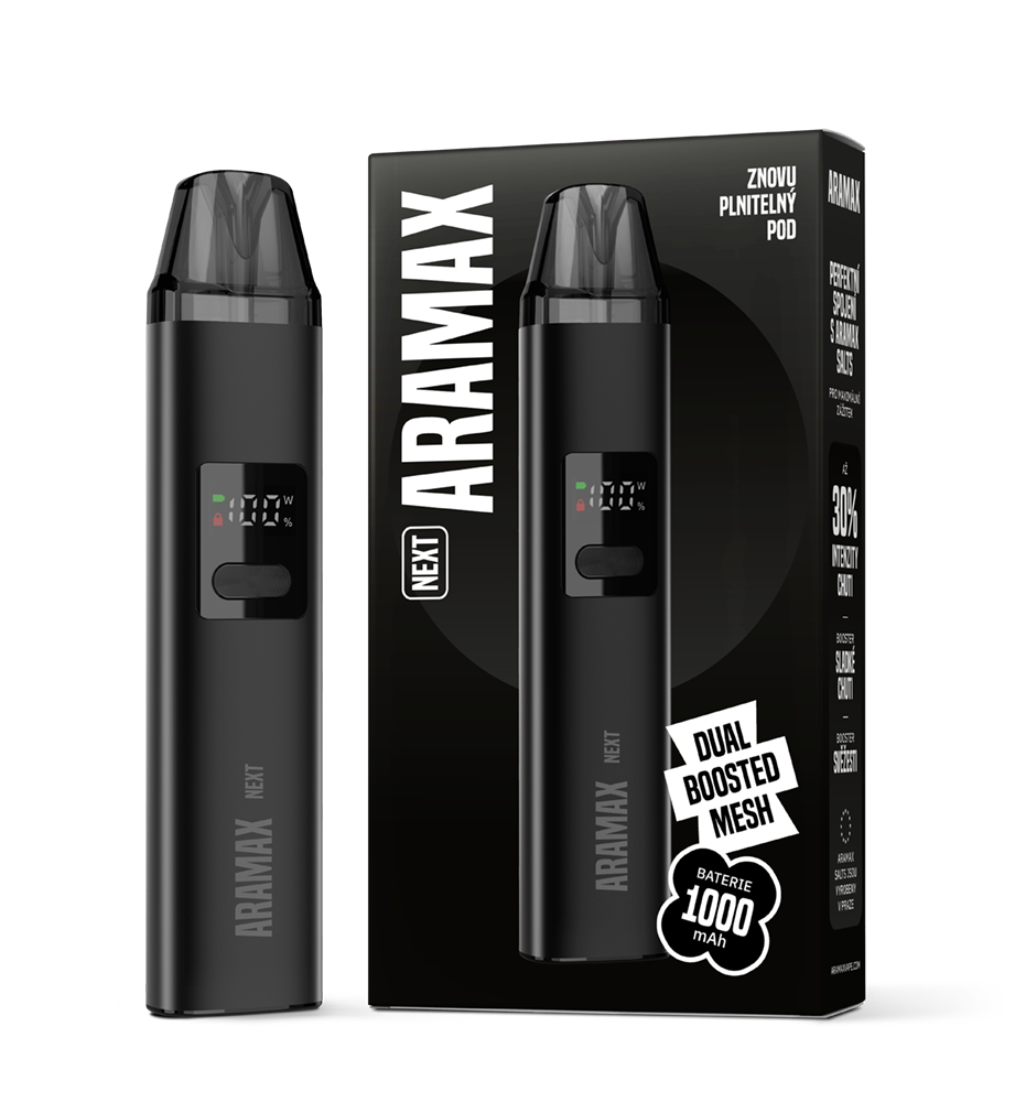 Aramax NEXT e-cigareta 1000mAh Black