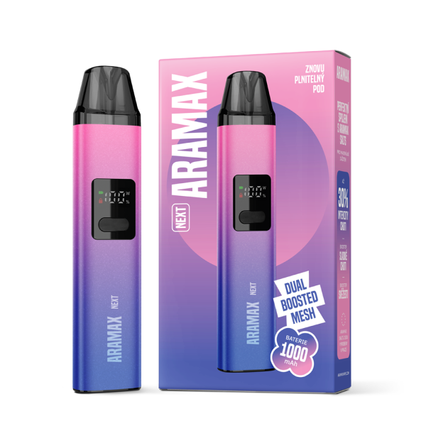 Aramax NEXT e-cigareta 1000mAh Gradient Pink-Purple