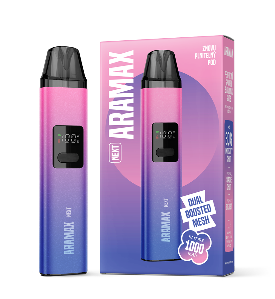 Aramax NEXT e-cigareta 1000mAh Gradient Pink-Purple