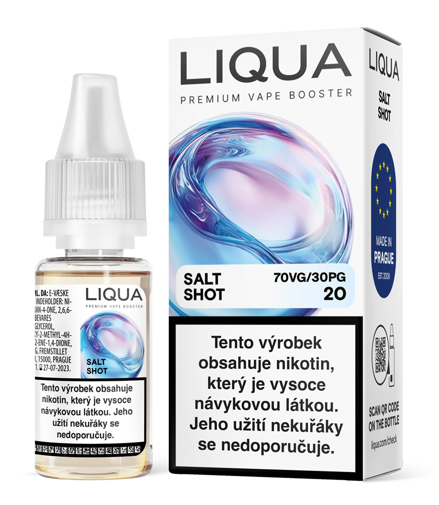 Liqua 10ml Salt Shot 20mg 70VG/30PG