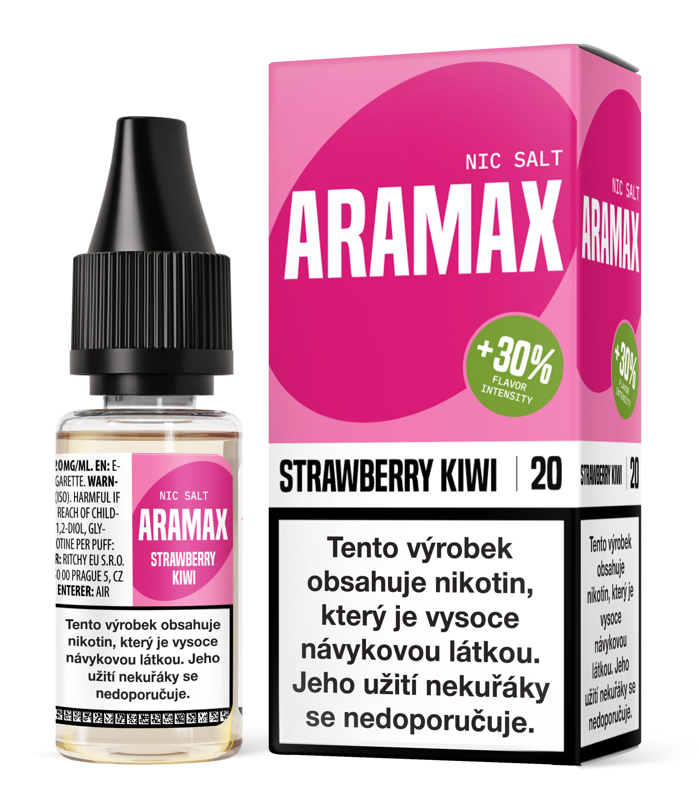 Liquid Aramax Nic Salt - Strawberry Kiwi 10ml