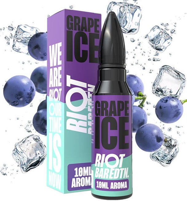 Ostatní Příchuť Riot BAR EDTN S&V 10ml Grape Ice (Ledové hroznové víno)