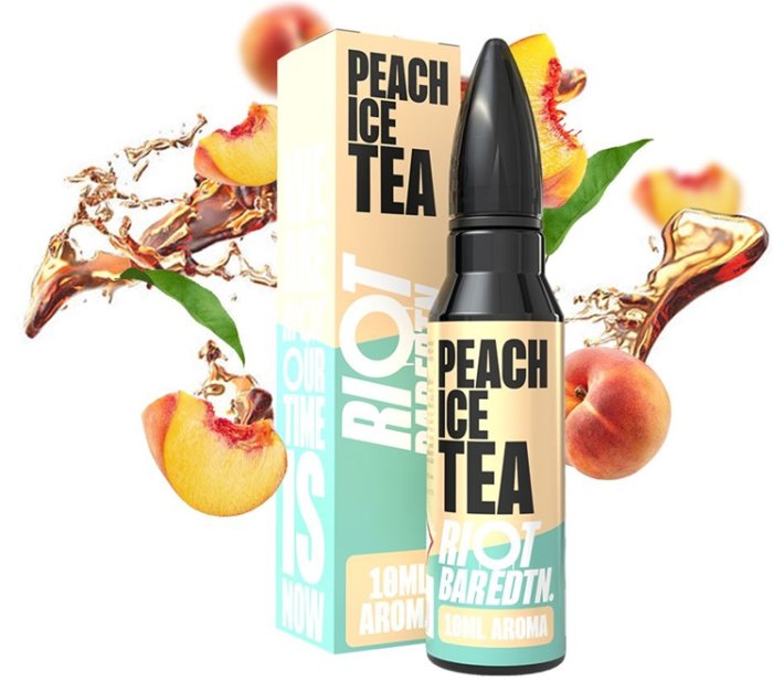 Ostatní Příchuť Riot BAR EDTN S&V 10ml Peach Ice Tea (Ledový broskvový čaj)