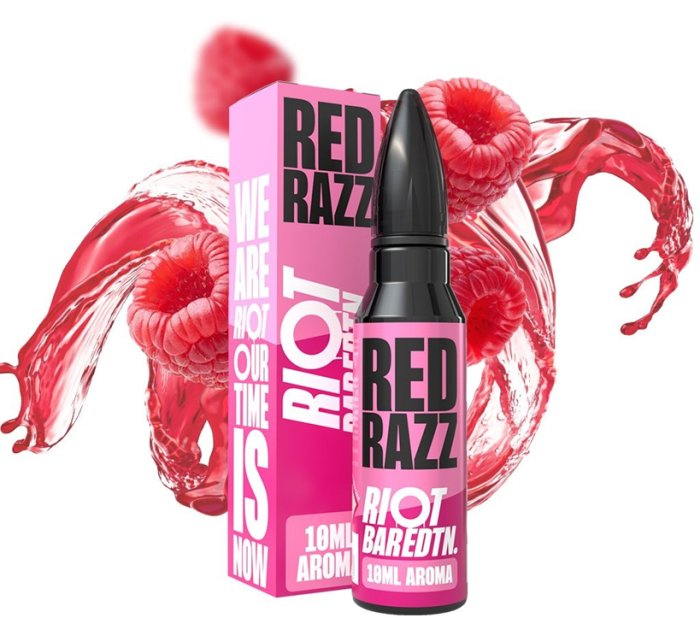 Ostatní Příchuť Riot BAR EDTN S&V 10ml Red Razz (Malinová tříšť)