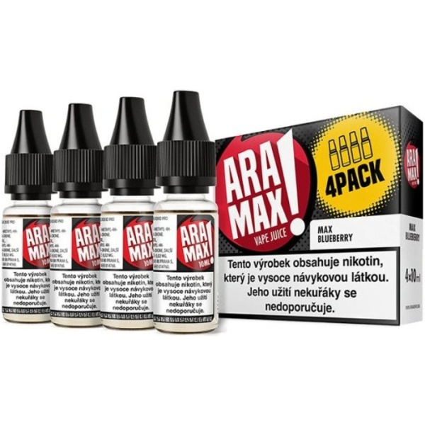 Liquid ARAMAX 4Pack Max Blueberry 4x10ml-18mg