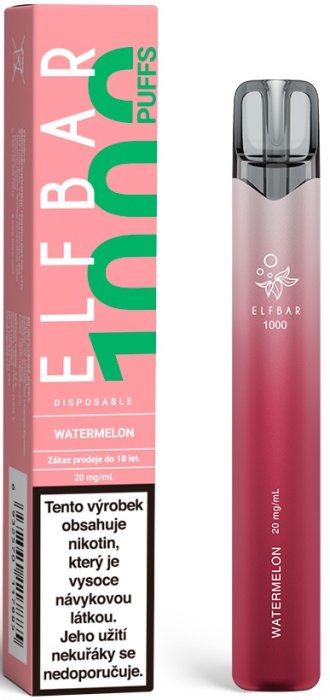 Elf Bar 1000 e-cigareta 20mg Watermelon