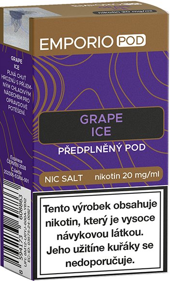 EMPORIO POD cartridge Grape Ice 20mg 1Pack