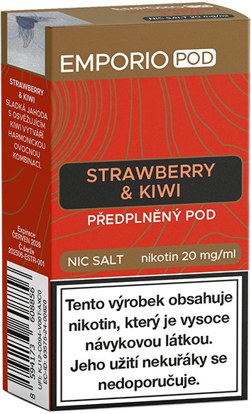 EMPORIO POD cartridge Strawberry & Kiwi 20mg 1Pack