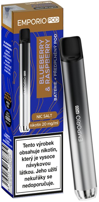 EMPORIO POD e-cigareta 500mAh Blueberry & Raspberry 20mg