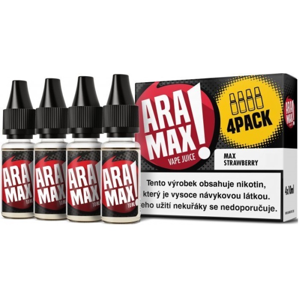 Liquid ARAMAX 4Pack Max Strawberry 4x10ml-18mg