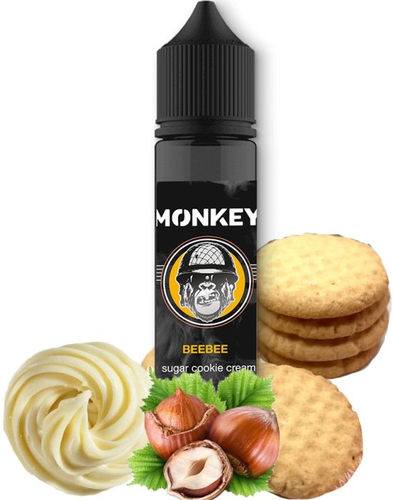 Příchuť MONKEY liquid Shake and Vape BeeBee Sugar Cookie Cream 10ml