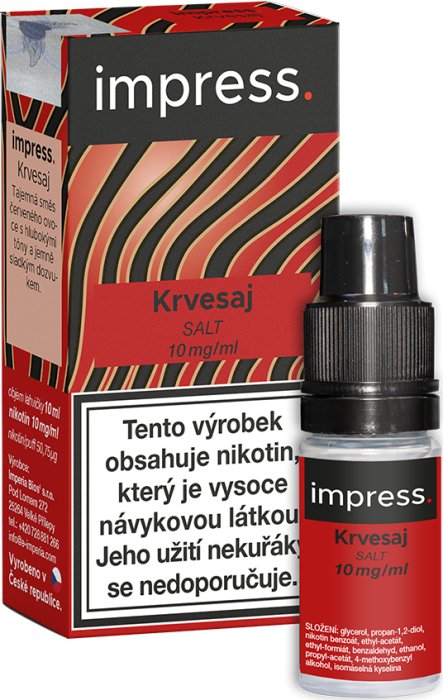 Imperia Liquid IMPRESS SALT Krvesaj 10ml - 10mg