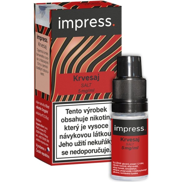 Imperia Liquid IMPRESS SALT Krvesaj 10ml - 5mg