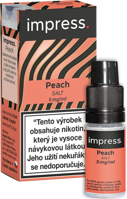 Imperia Liquid IMPRESS SALT Peach 10ml - 5mg