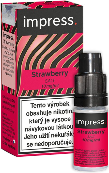 Imperia Liquid IMPRESS SALT Strawberry 10ml - 10mg