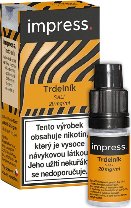 Imperia Liquid IMPRESS SALT Trdelník 10ml - 20mg