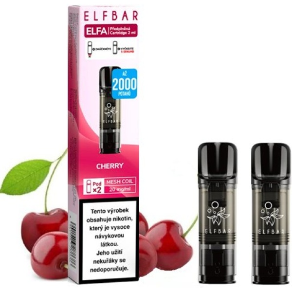 Elf Bar ELFA Pods cartridge 2Pack Cherry 20mg 2Pack