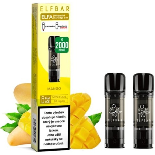 Elf Bar ELFA Pods cartridge 2Pack Mango 20mg