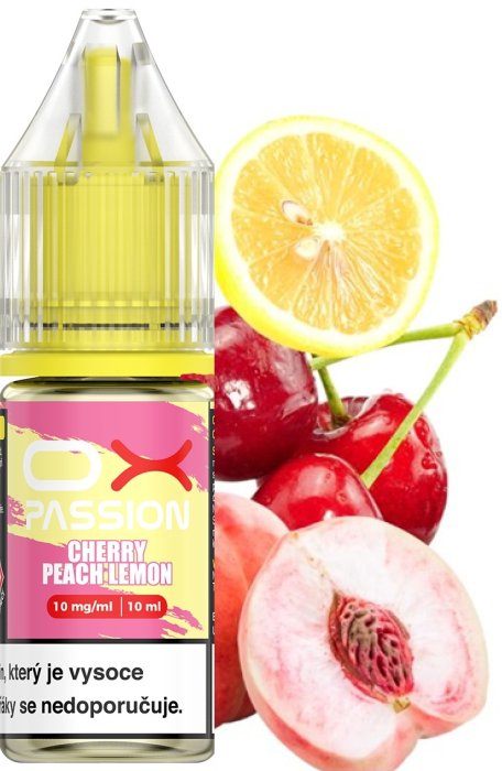 Liquid OXVA OX PASSION Salts Cherry Peach Lemon 10ml - 20mg
