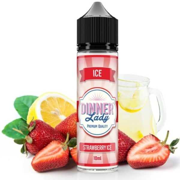 Příchuť Dinner Lady S&V Ice 10ml Strawberry Ice