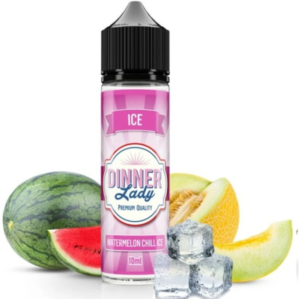 Příchuť Dinner Lady S&V Ice 10ml Watermelon Chill Ice