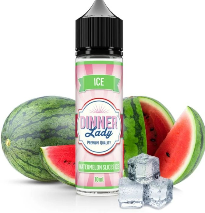 Příchuť Dinner Lady S&V Ice 10ml Watermelon Slices Ice