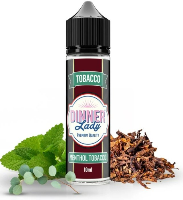 Příchuť Dinner Lady S&V Tobacco 10ml Menthol Tobacco