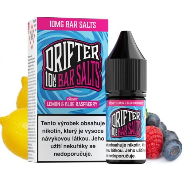 Juice Sauz Liquid Drifter Bar Salts Lemon and Blue Raspberry Ice 10ml - 10mg